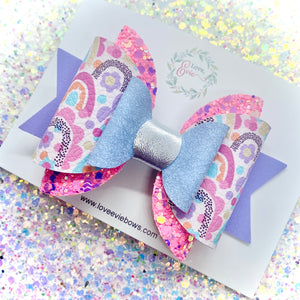 Ella Double Glitter Bow