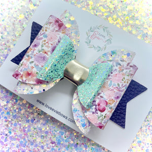 Lora Double Glitter Bow