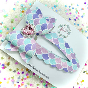 Mermaid Scales Jumbo Snap Clip