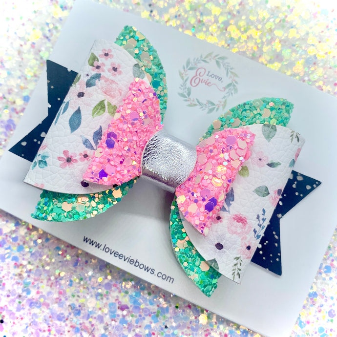 Annie Double Glitter Bow