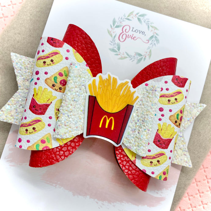 Cute Fast Food Deluxe Bow