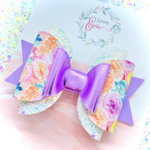 Maggie Double Glitter Bow