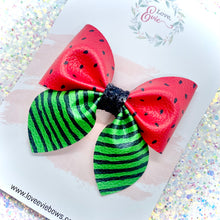 Load image into Gallery viewer, Watermelon Sailor Bow
