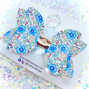 Becca Blue Signature Clip Bow