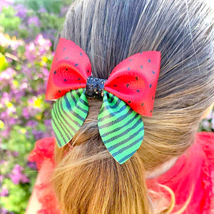 Watermelon Sailor Bow