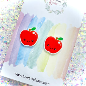 Kawaii Apples Studs