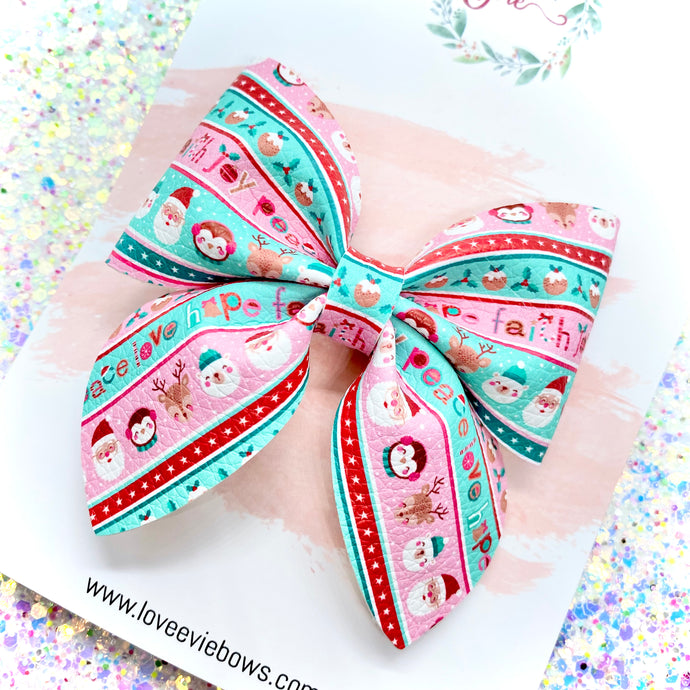 Christmas Wrapping Paper Sailor Bow