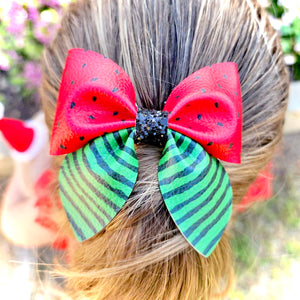 Watermelon Sailor Bow